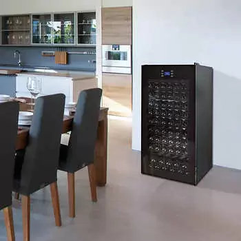 Wine Enthusiast Classic 92-bottle Single-Zone Free-Standing Wine Cellar
