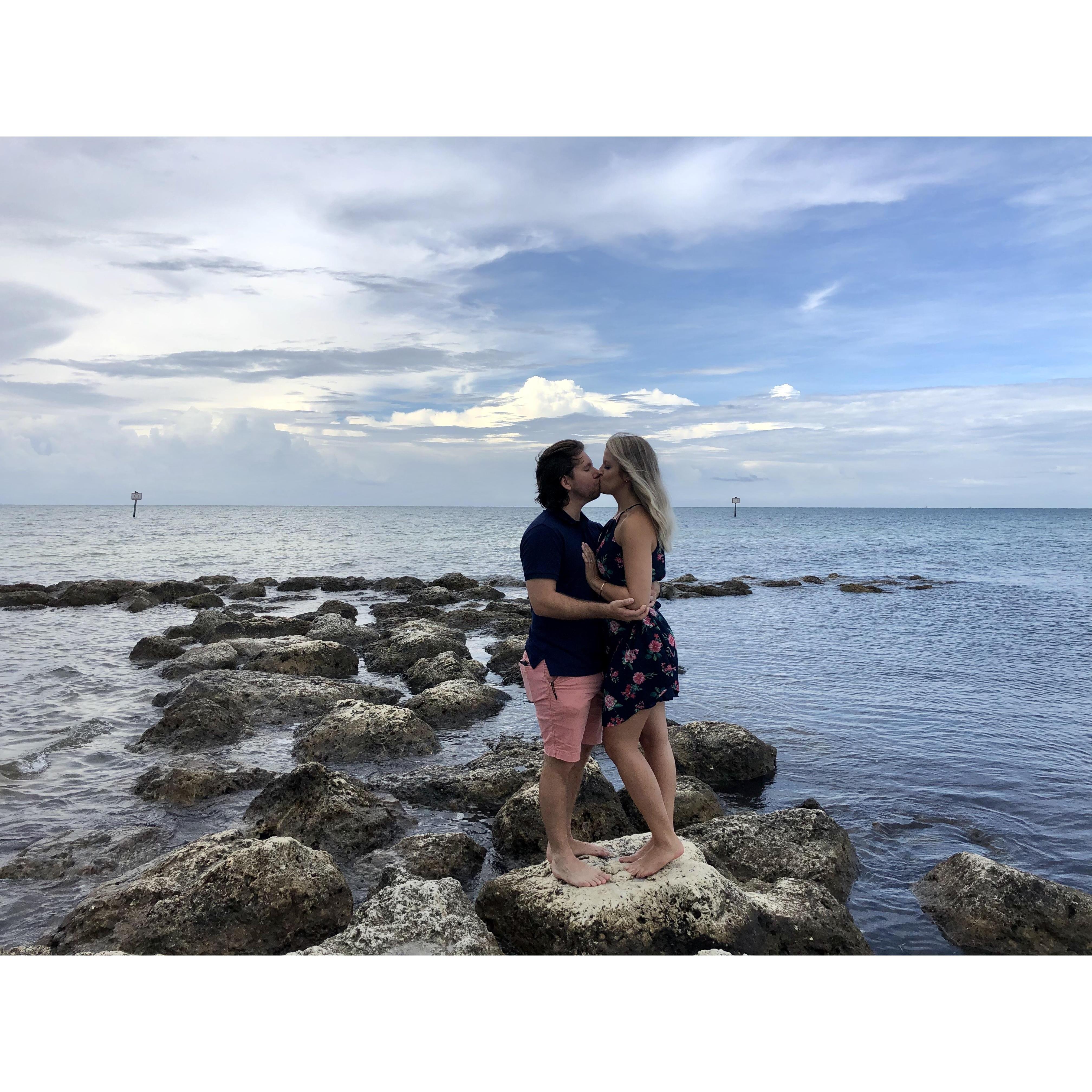 Amanda says "Yes" in Key West!