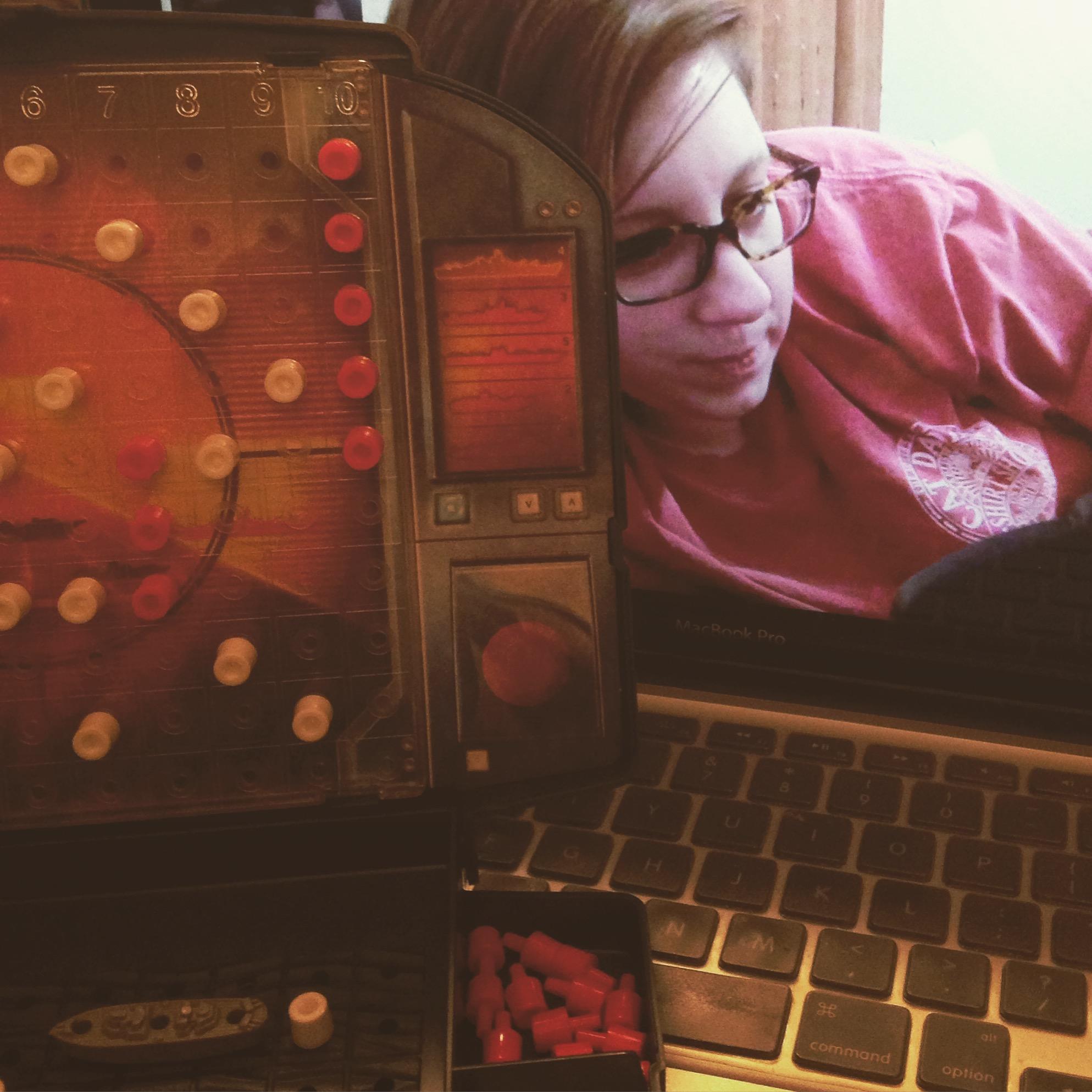 Emmie: We tried to be creative when we had to be long distance. We enjoyed playing battleship together over FaceTime.