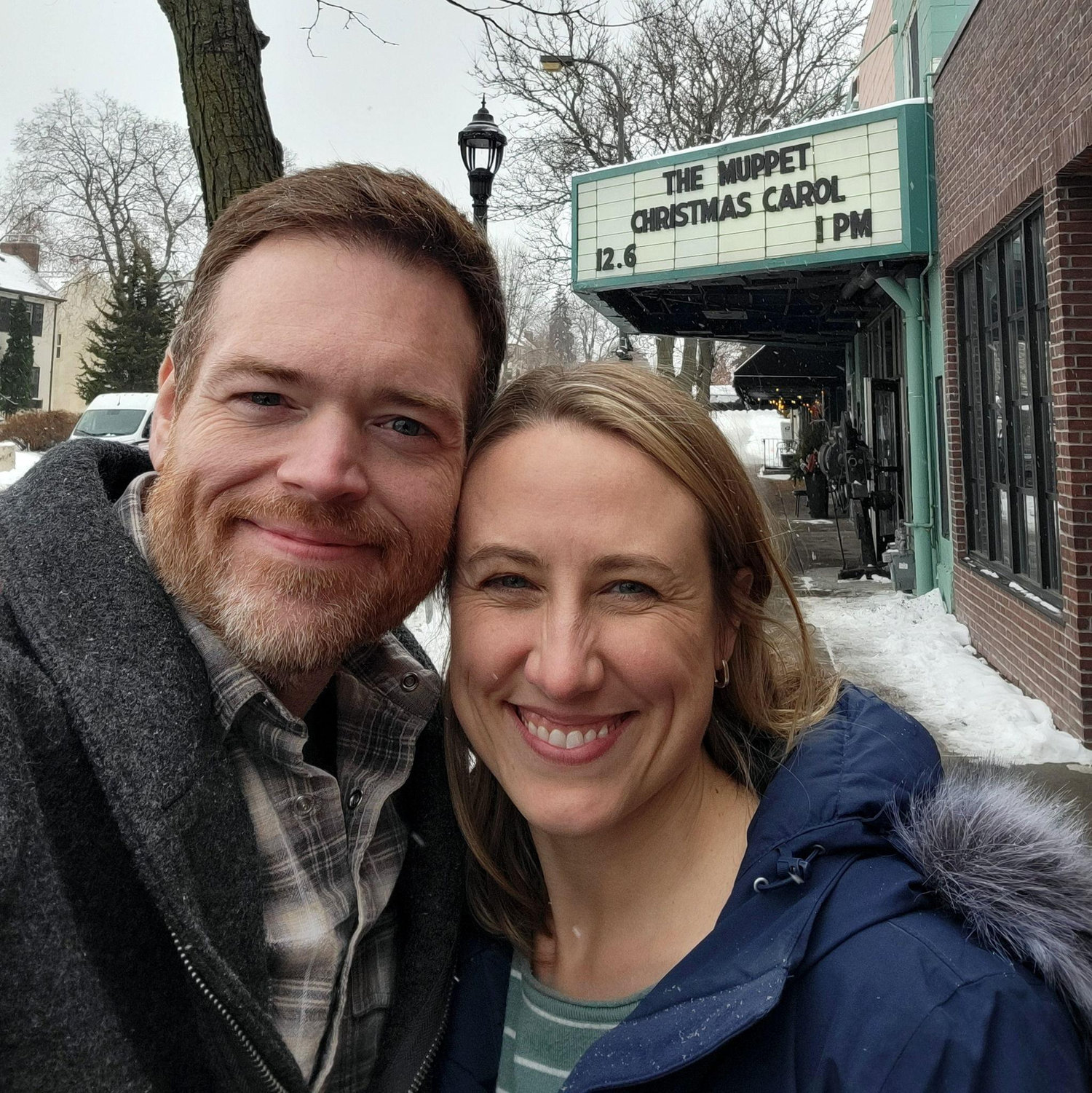 Surprising Jason for his birthday with an outing to one of his favorite Christmas movies