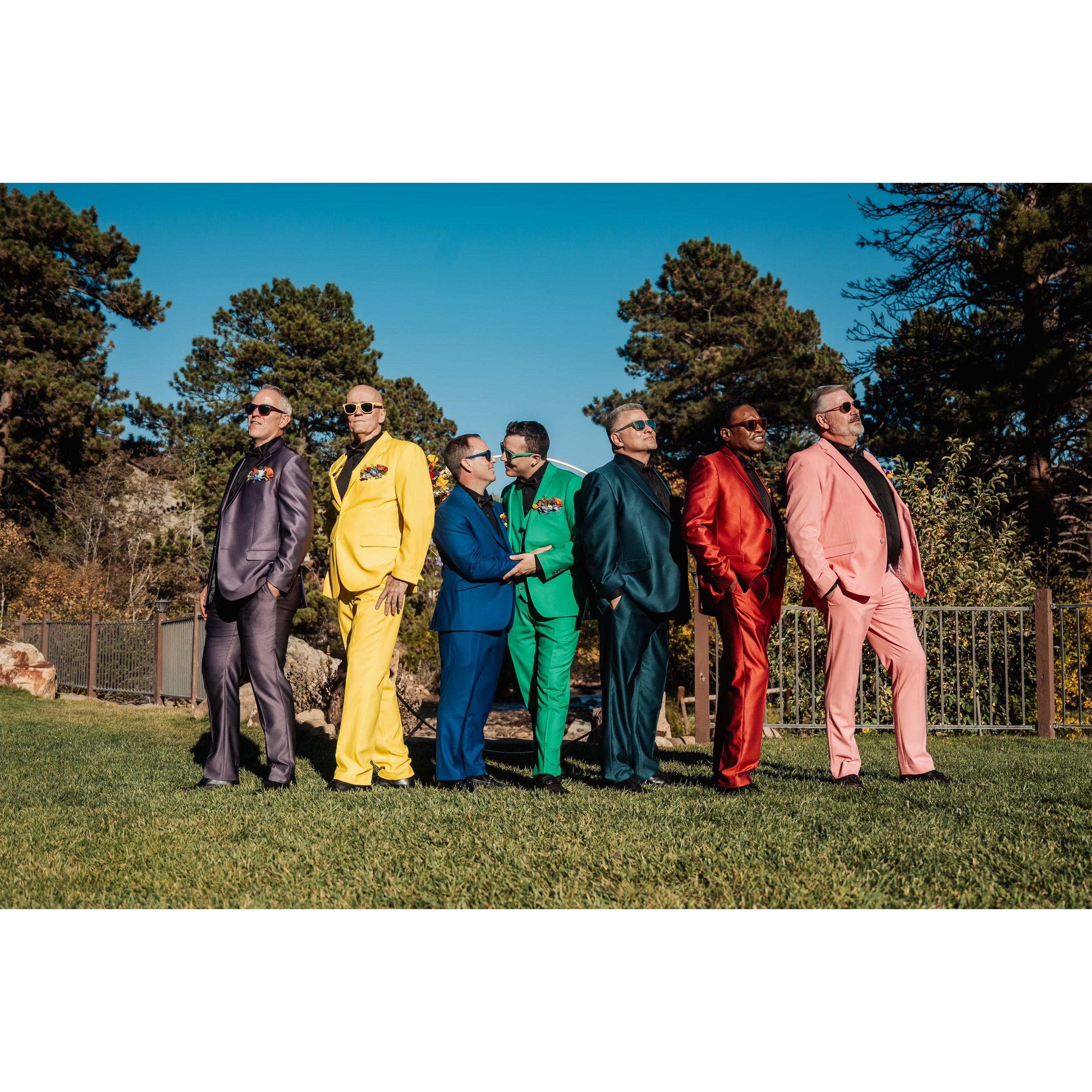 The best men in their snazzy looks.