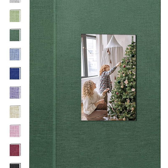 popotop Photo Album 4x6-420 Photos Photo Books with 420 Horizontall Pockets,Linen Cover Albums for Family Wedding Anniversary Baby Vacation Pictures