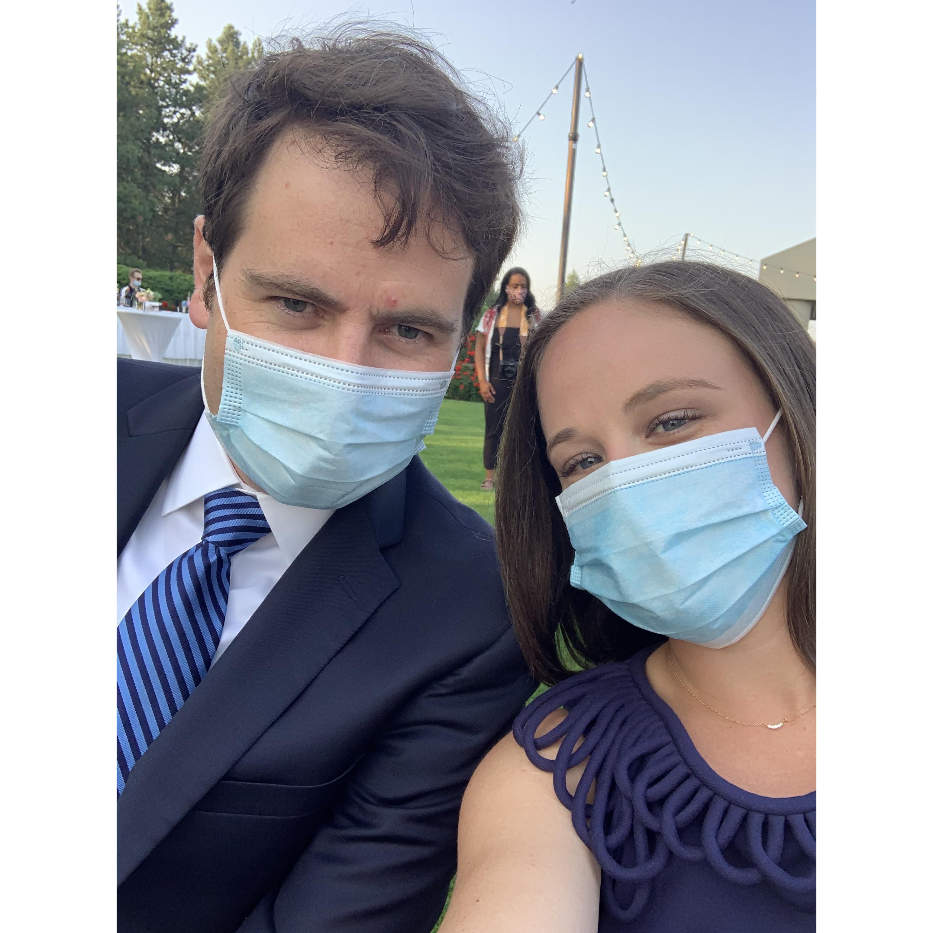 Our first pandemic wedding. Coeur d'Alene, ID. September 2020
