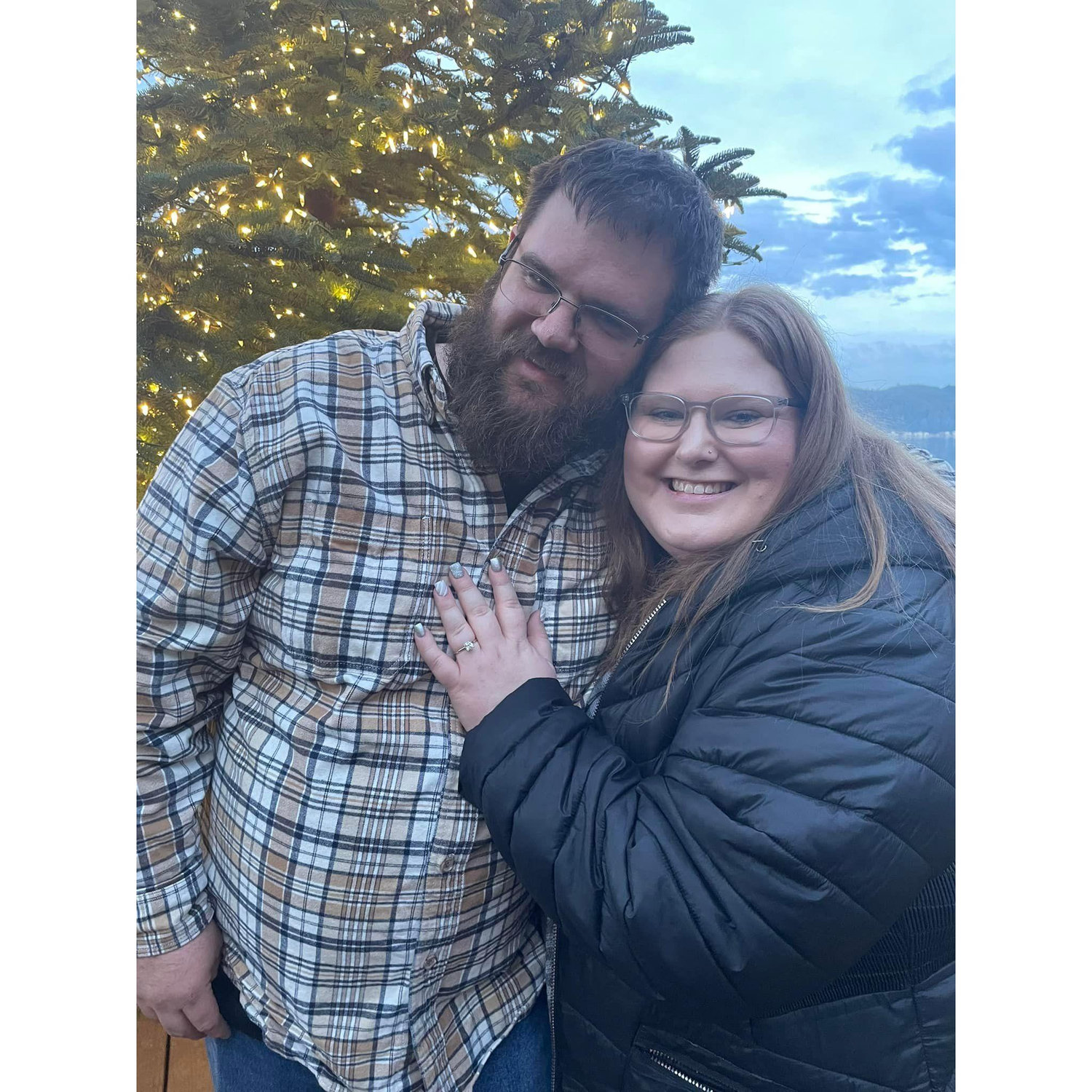 This is the day we got engaged at Alderbrook Resort