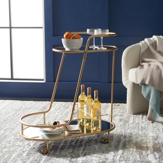 Midas 2-Tier Oval Bar Cart