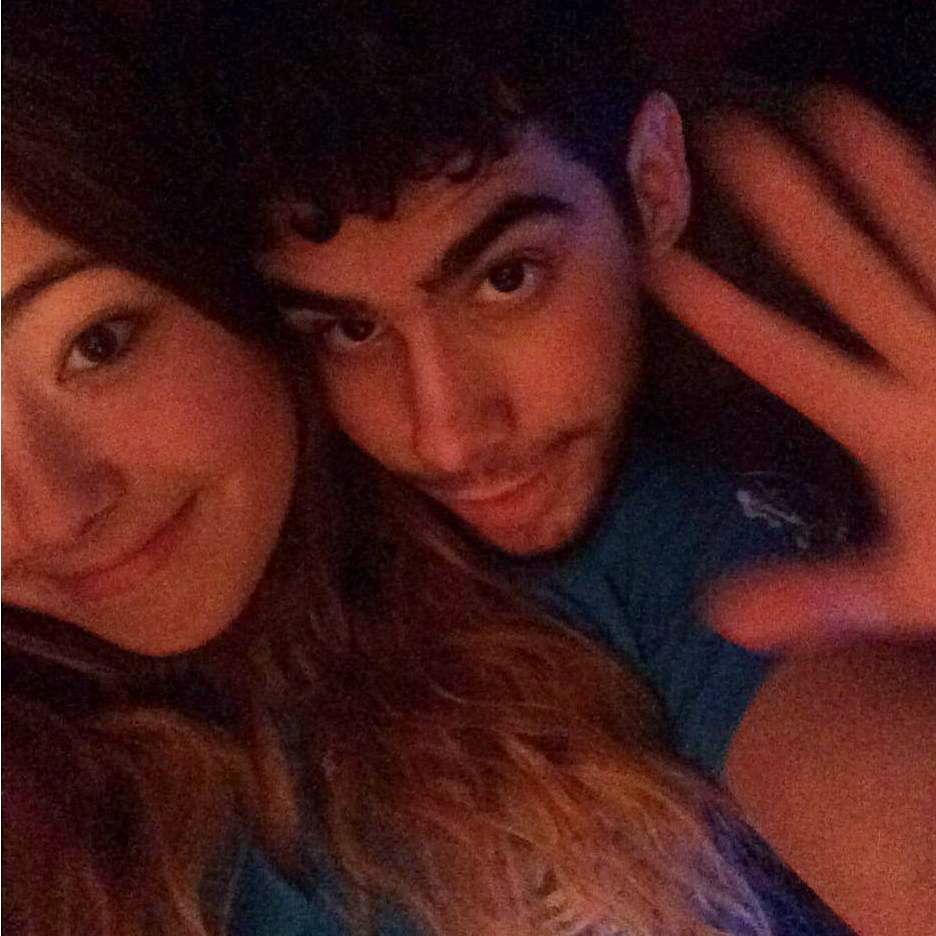Our first picture together as a couple (2014)