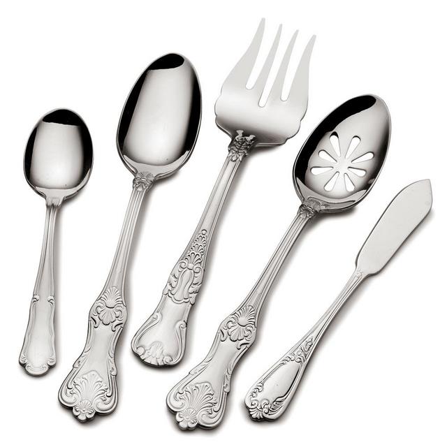 Wallace Luxe 5 Piece Stainless Steel Hostess Set