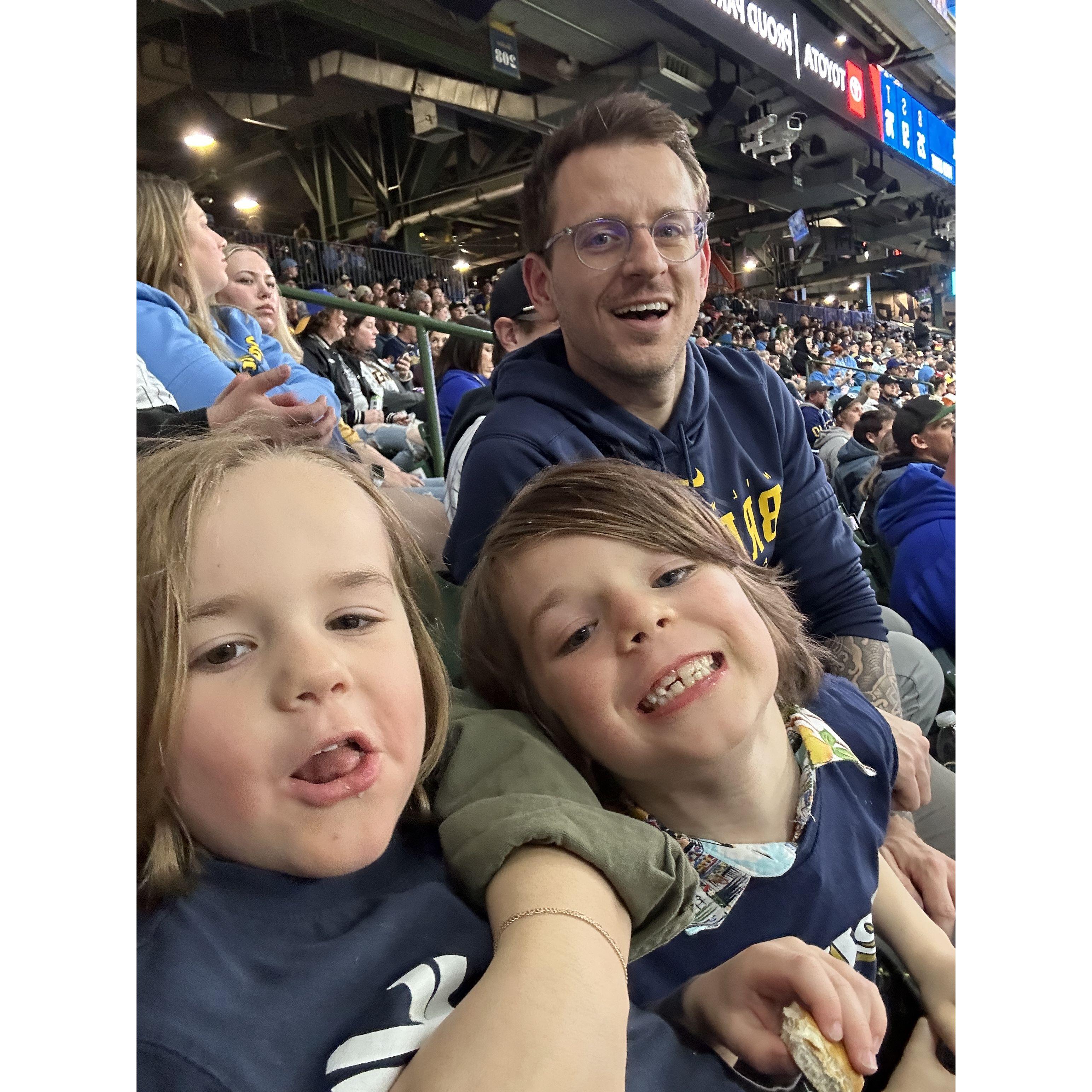 First baseball game 2024