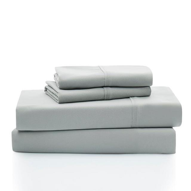 UGG 01751 Alahna Queen Bed Sheets and Pillowcases 4-Piece Set Sleep in Luxury Machine Washable Deep Pockets Wrinkle-Resistant Silky Cooling Technology for All-Season Comfort, Queen, Mineral, Green