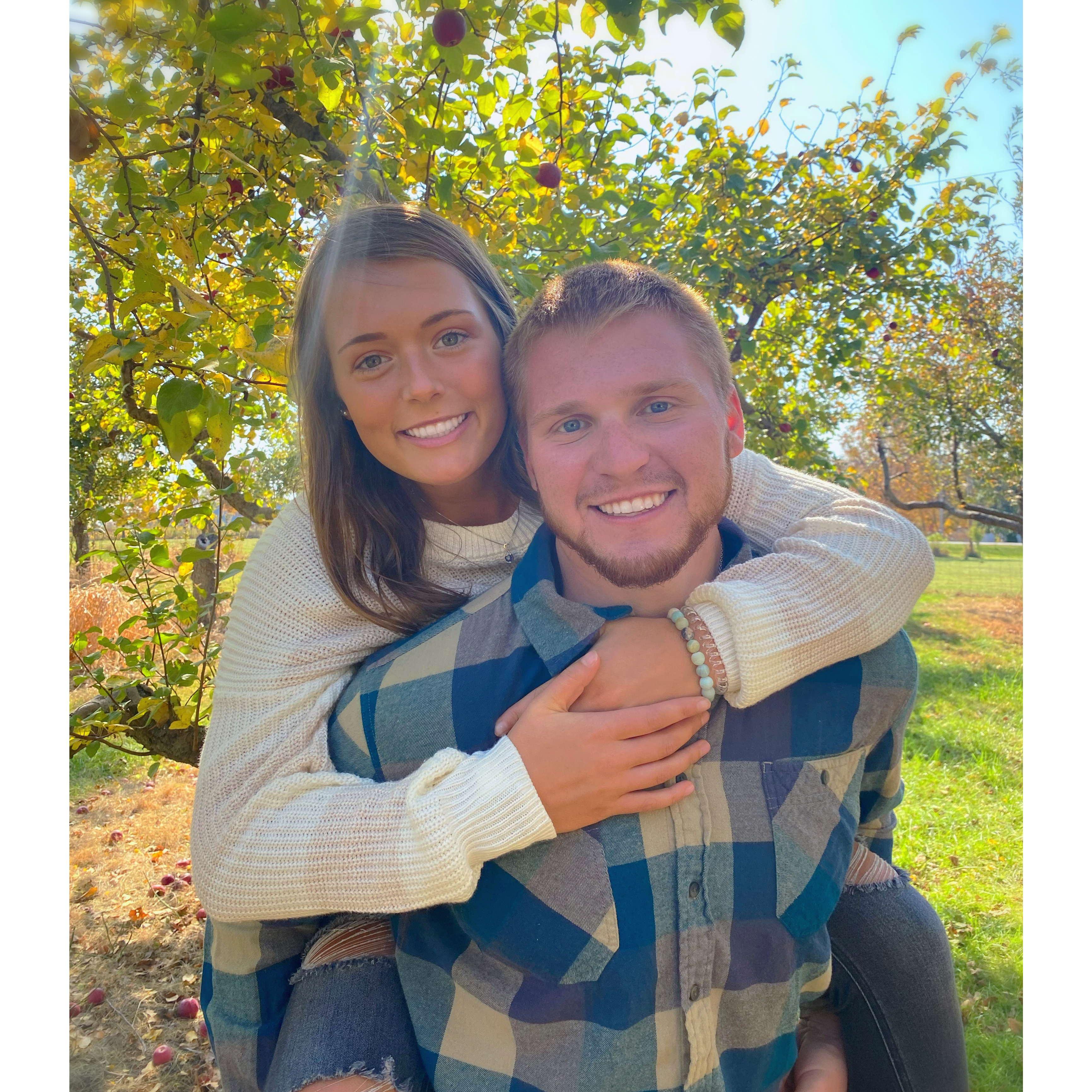 Our second year of annual fall photos (Oct. 2020)