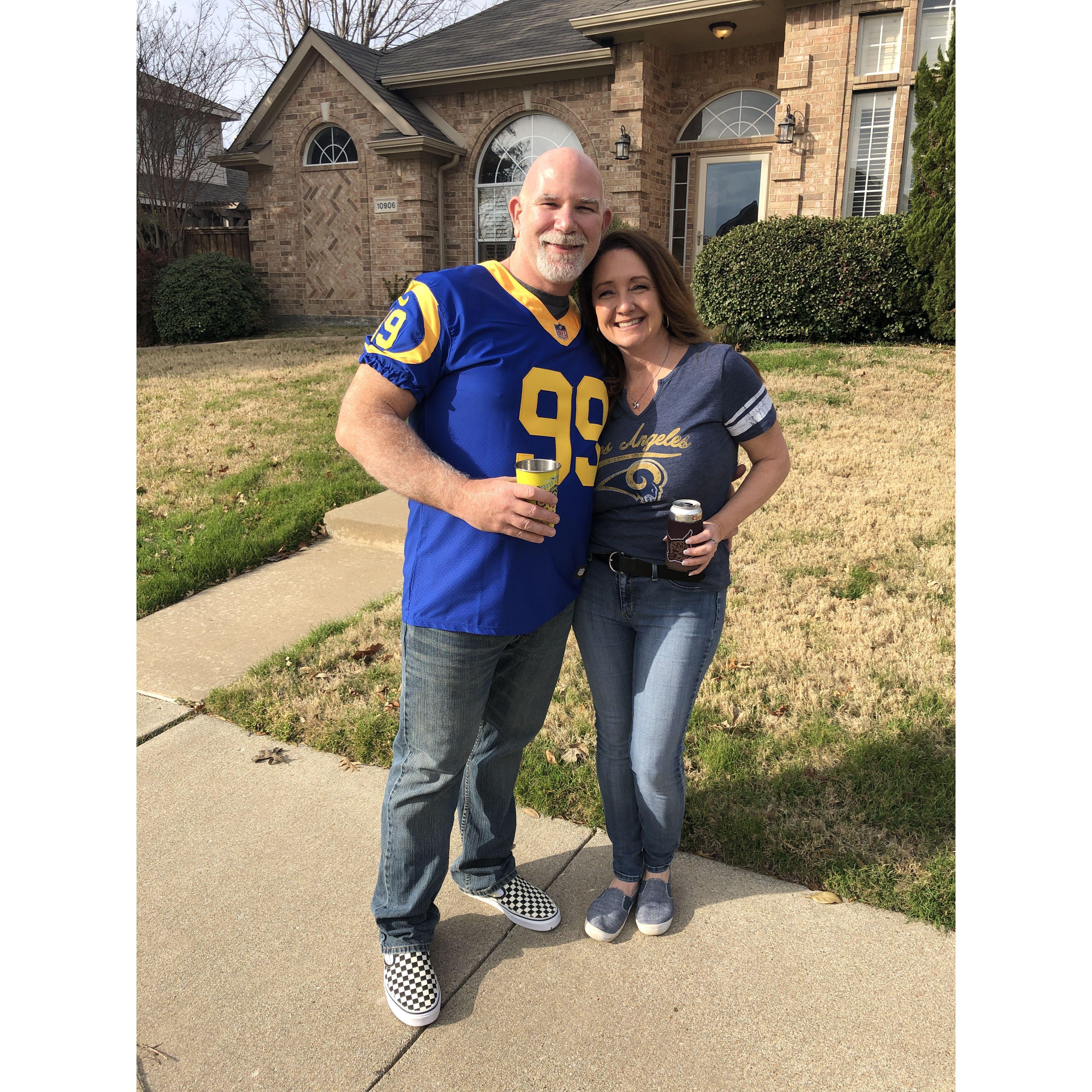 Rams made it to the Super Bowl