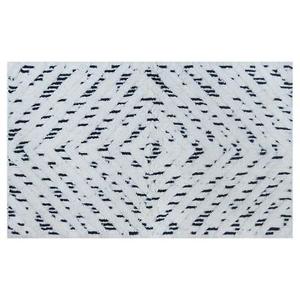 Diamond Bath Rug (20"x34") Black/White - Threshold™