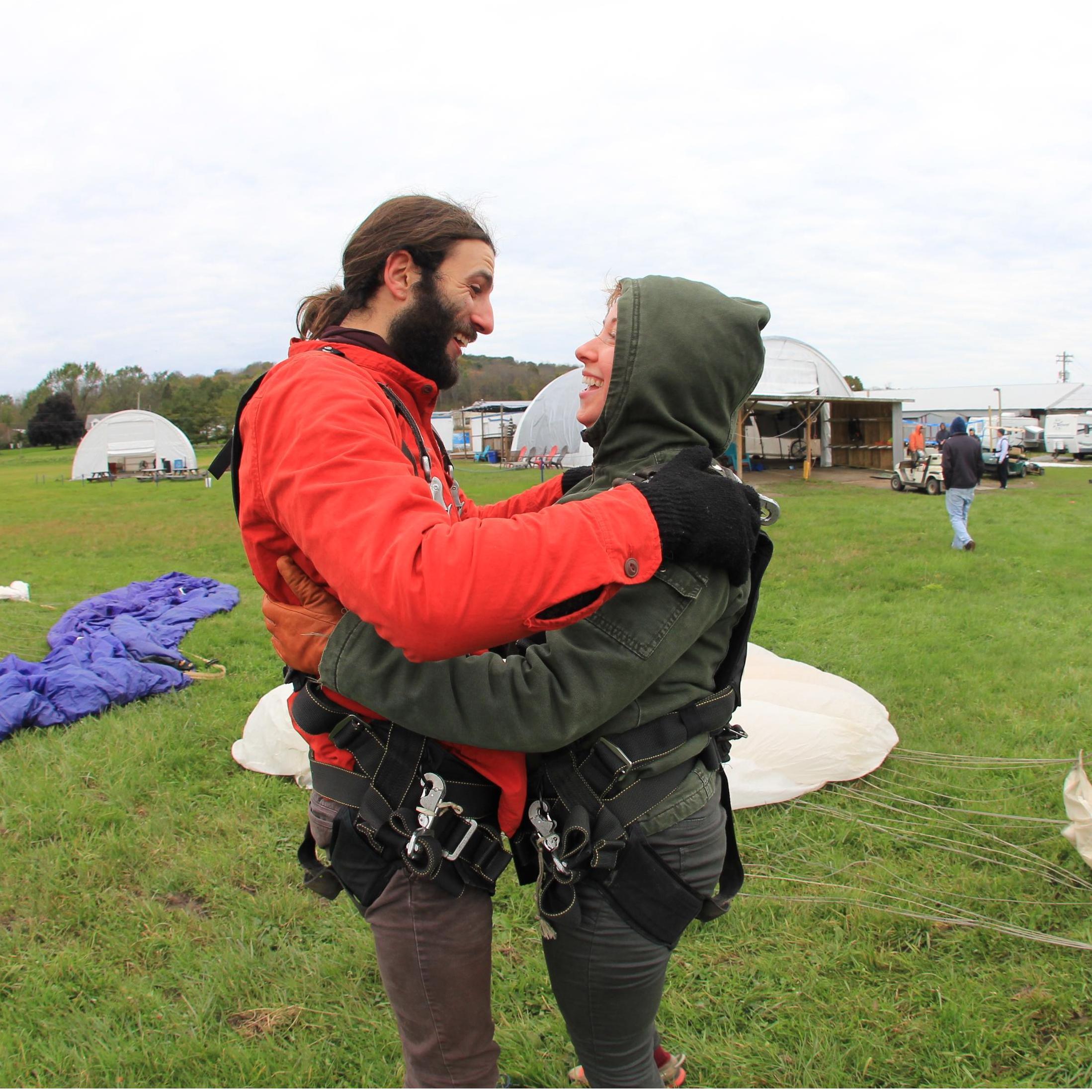 The Landing. Skydiving. October 2018.