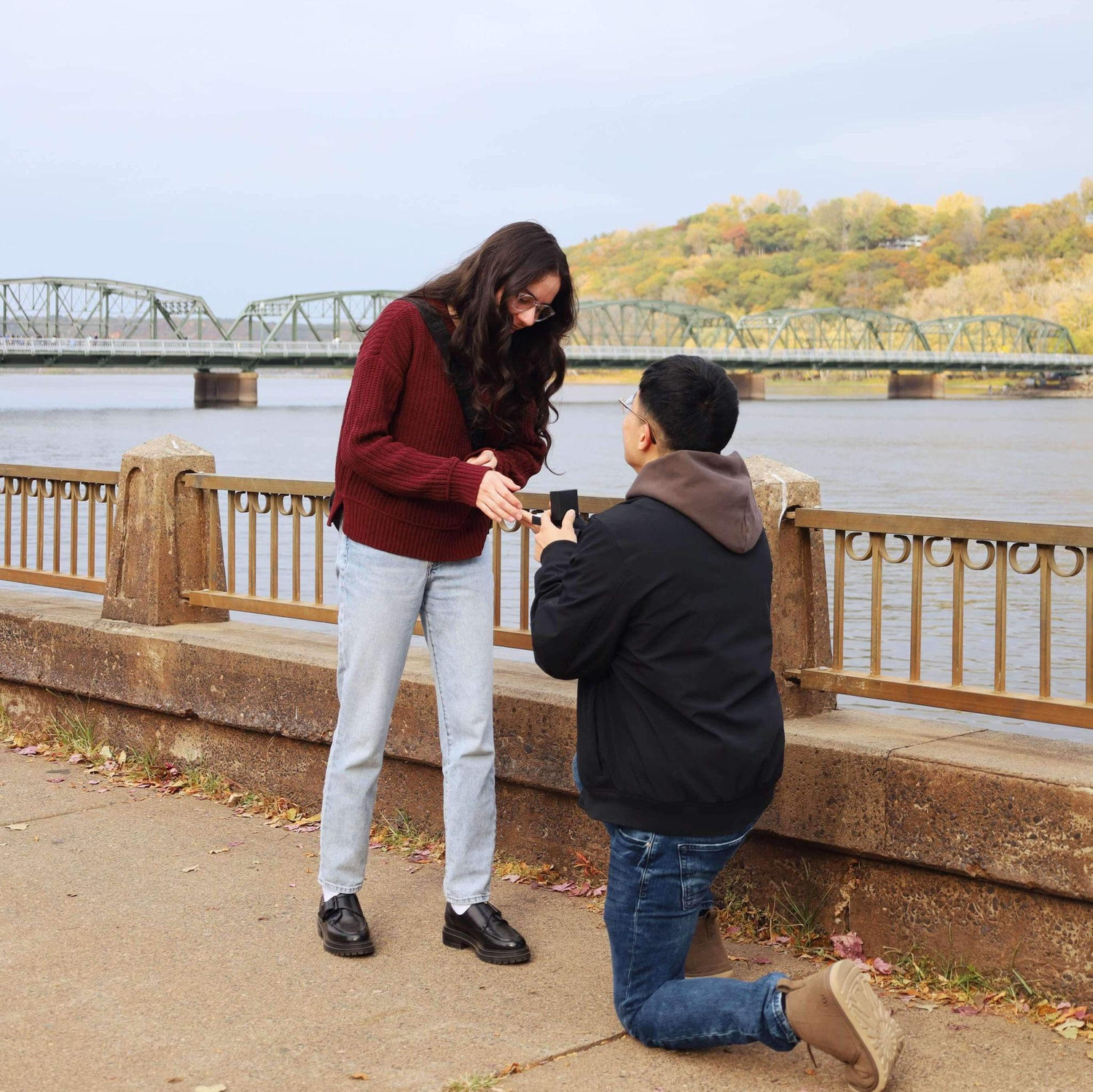 The moment Theelee proposed!