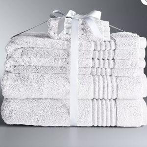 (White) Simply Vera Vera Wang Signature 6-piece Bath Towel Set