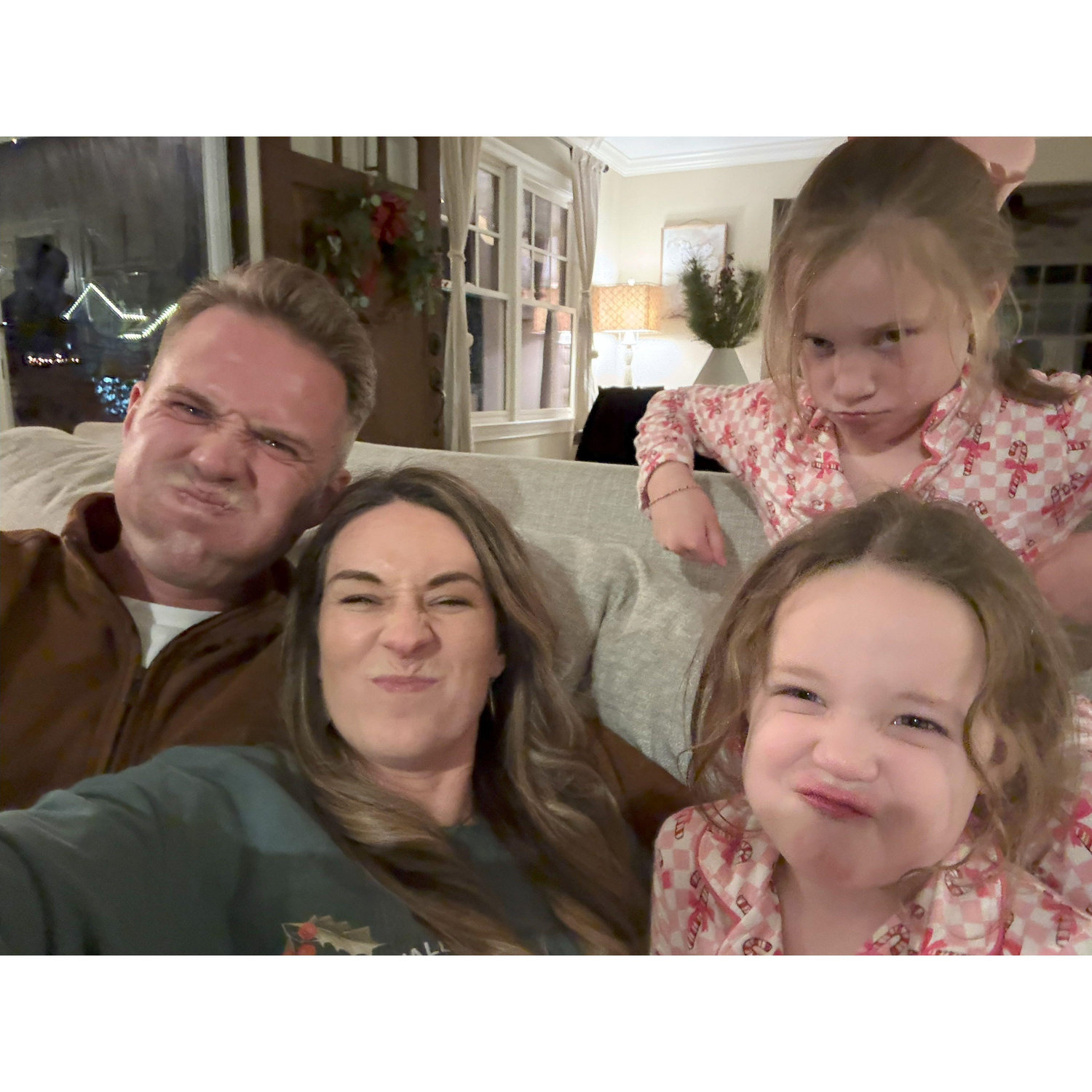 Christmas with Melissa's nieces