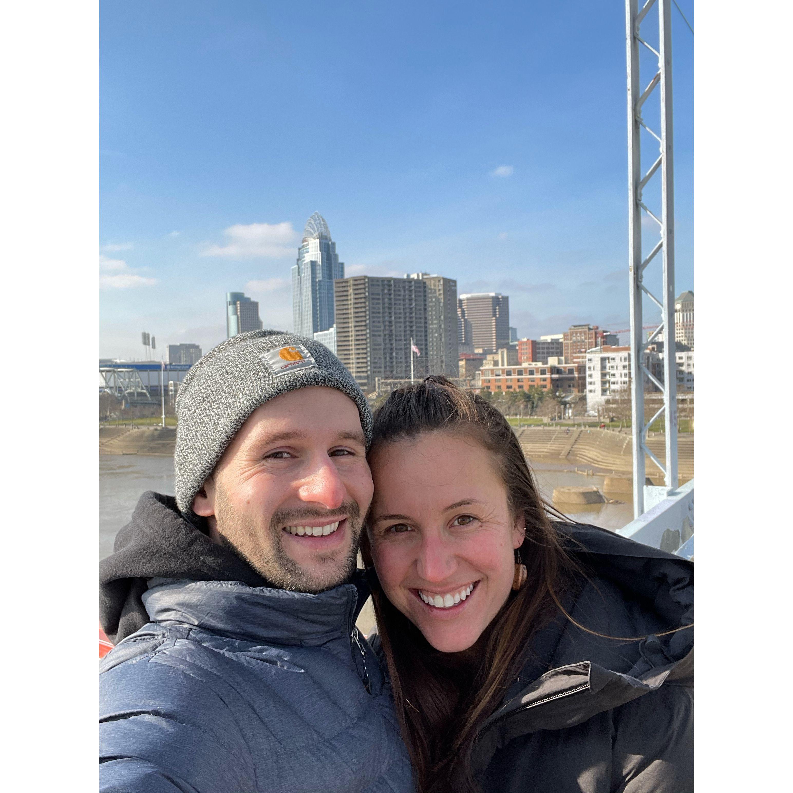 Cincy! Our first photo taken together