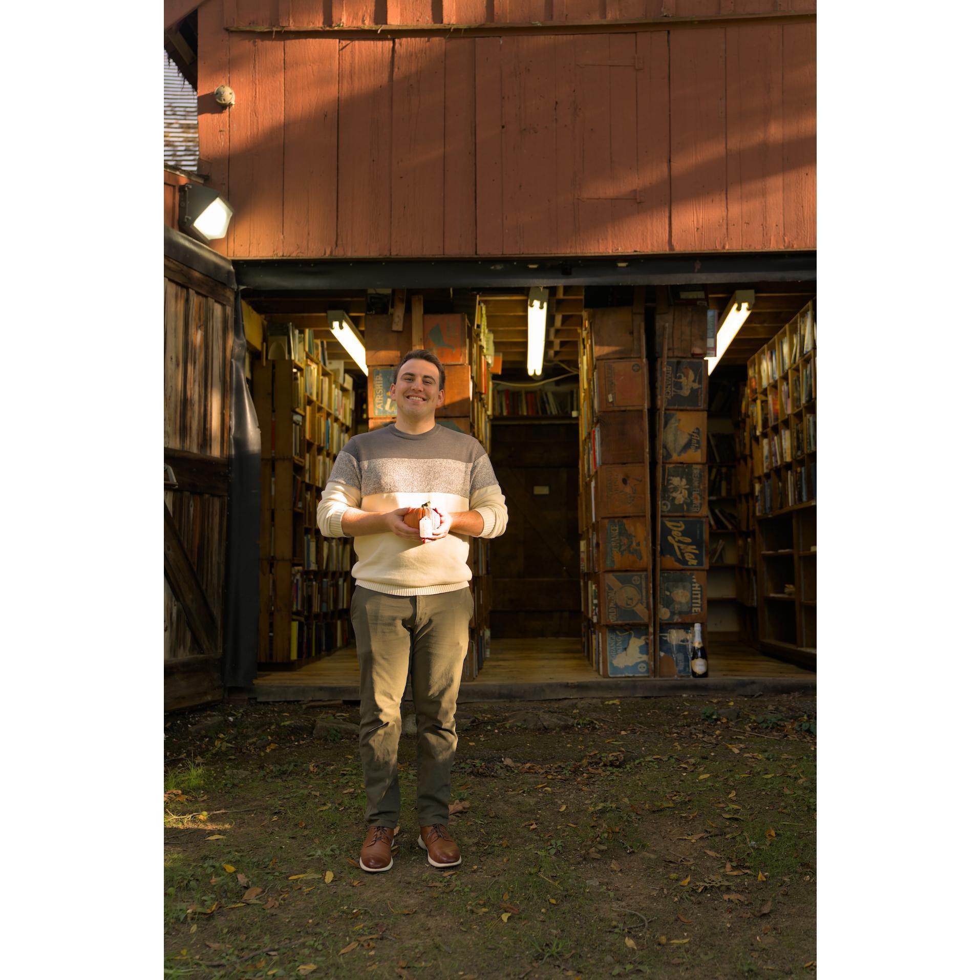 Here Eric is waiting for Sarah to find the last clue leading her to him for the proposal!