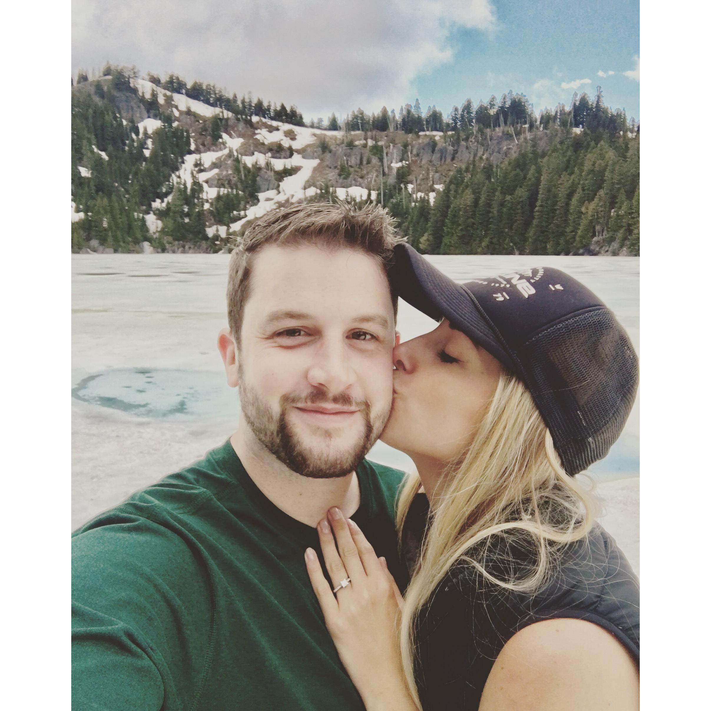 The day Brandon asked me to continue our adventure together.