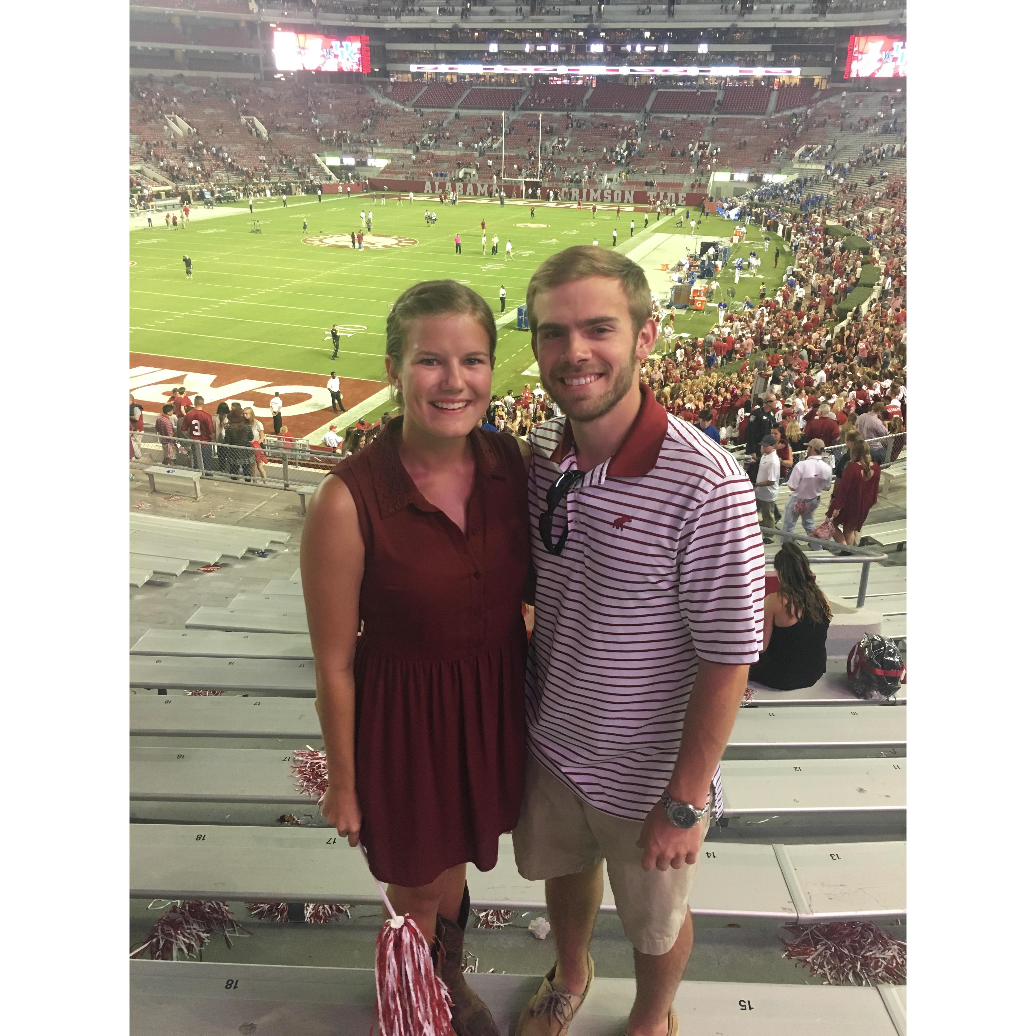 And of course in this stadium! Roll Tide!