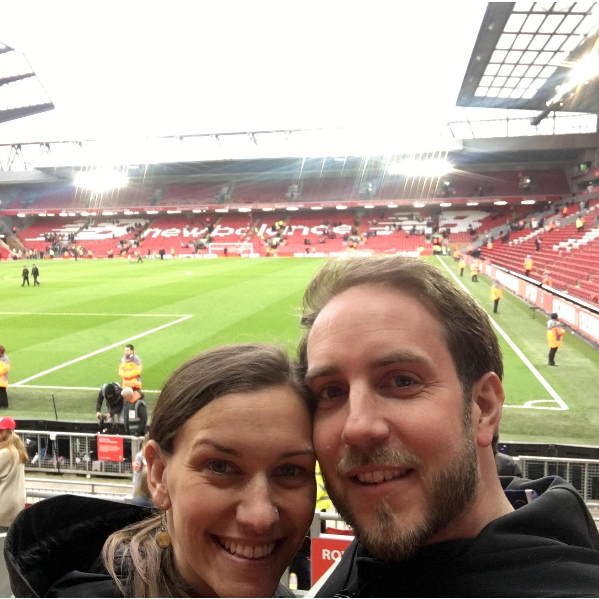 Anfield for Dean's birthday!