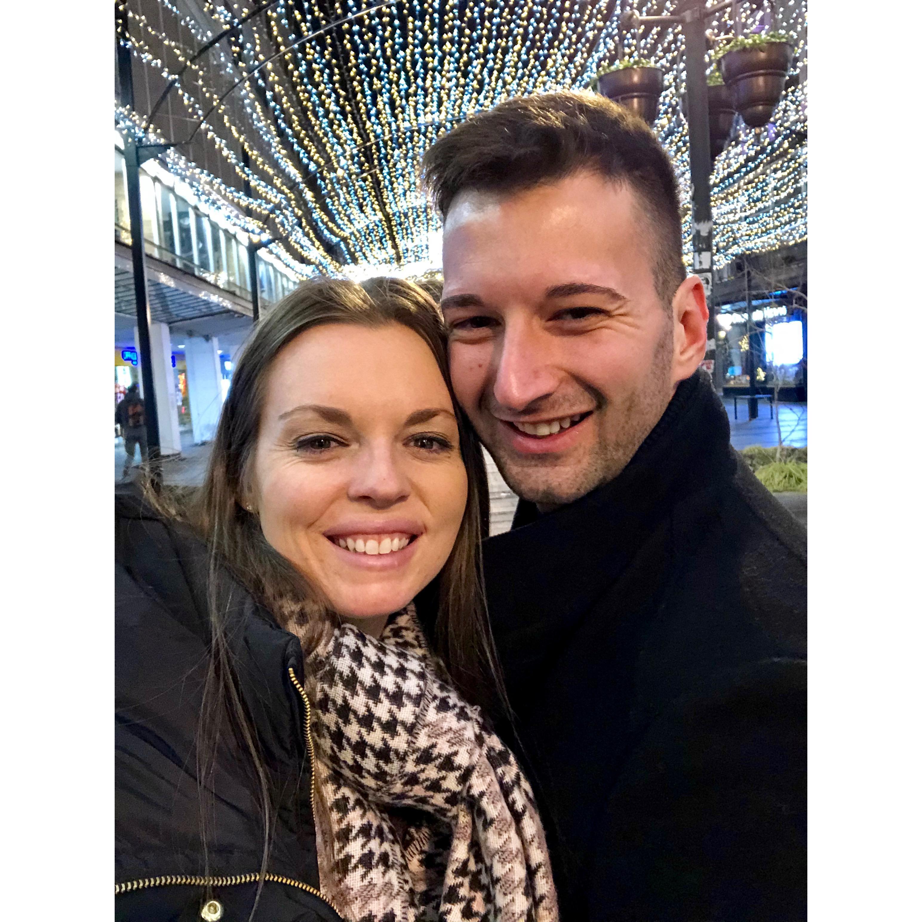 First night in Belgrade, Serbia