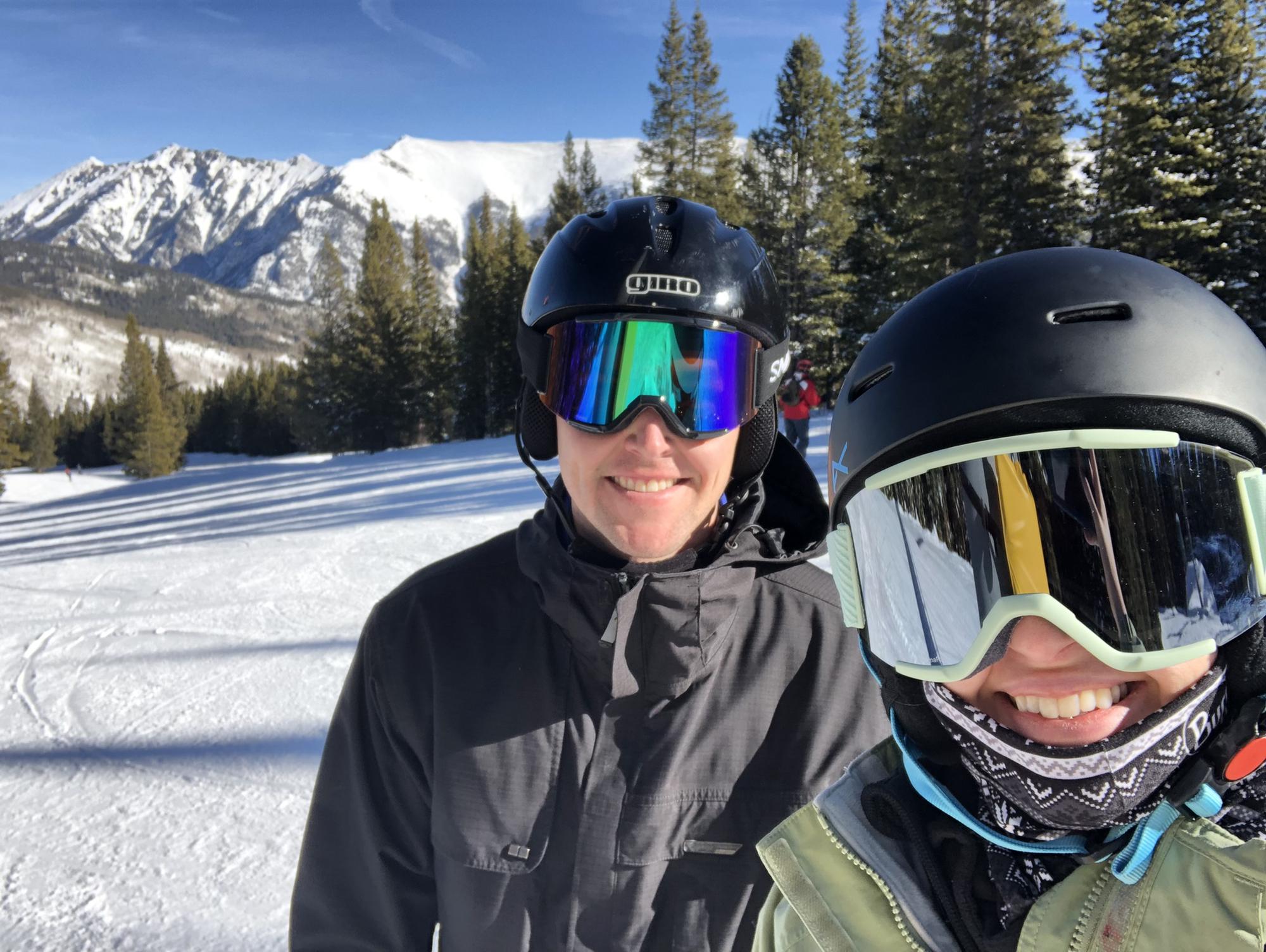 First time skiing together!