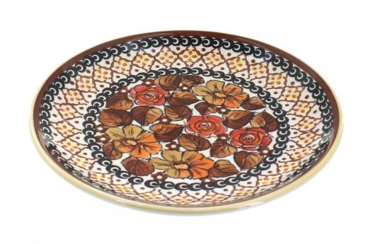 Autumn Rose Dessert Plate