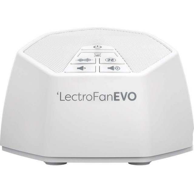 LectroFan Evo White Noise Sound Machine with 22 Unique Non-Looping Fan White Noise Sounds Sleep Timer, 1 Count