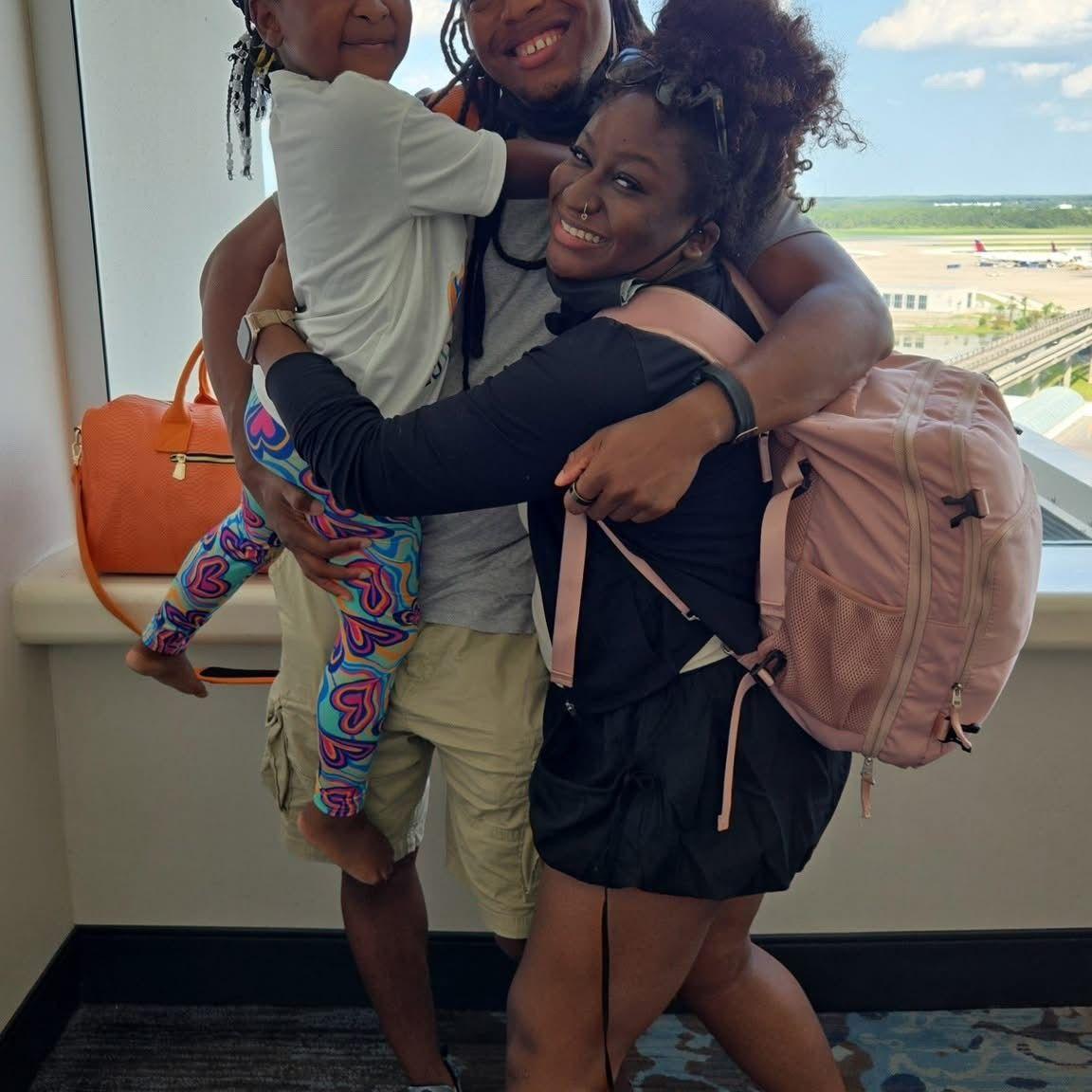 Legacy, Jordyn, Layla on family vacation