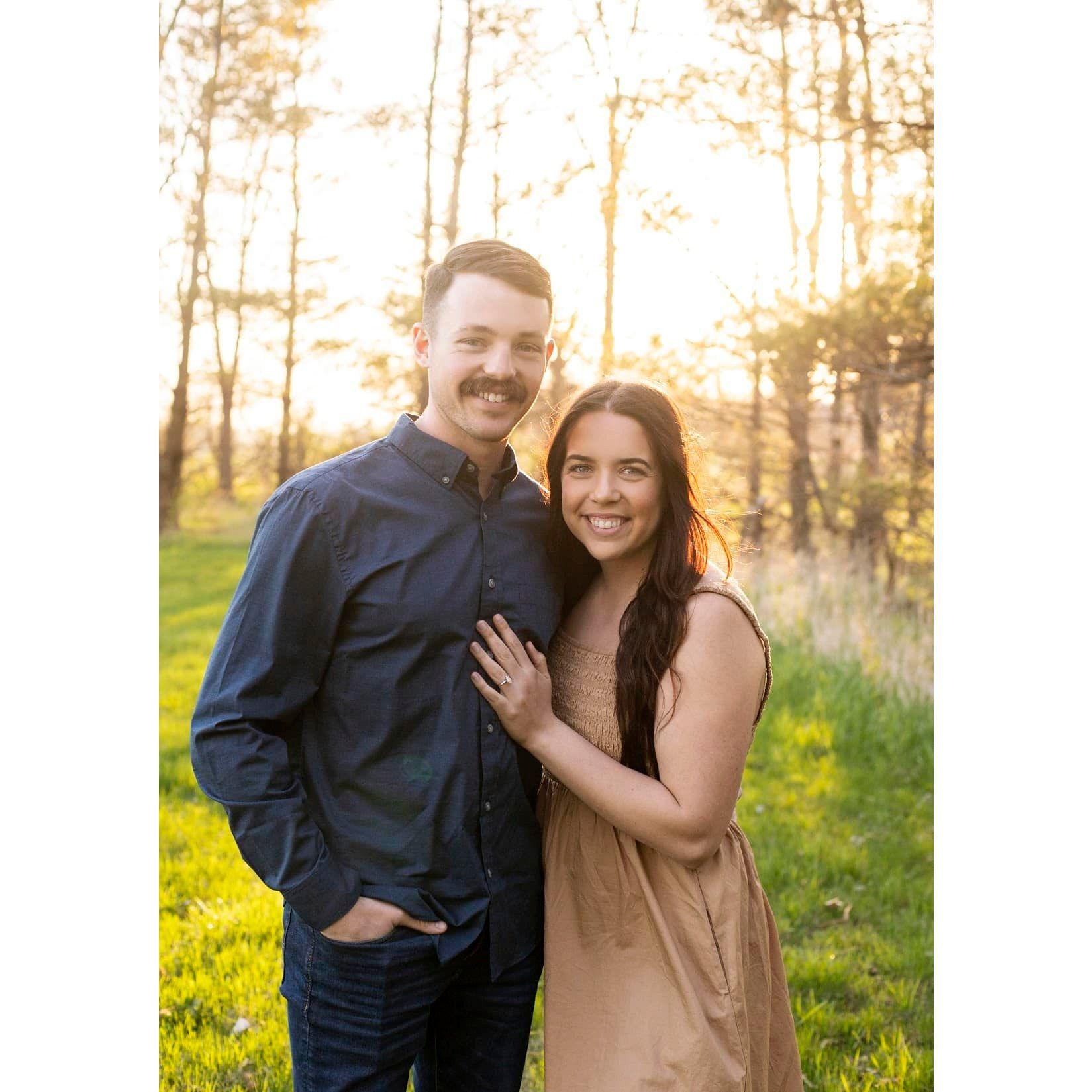 Family pictures! He ran his first ever marathon that morning. He's always such a trooper and has few complaints!