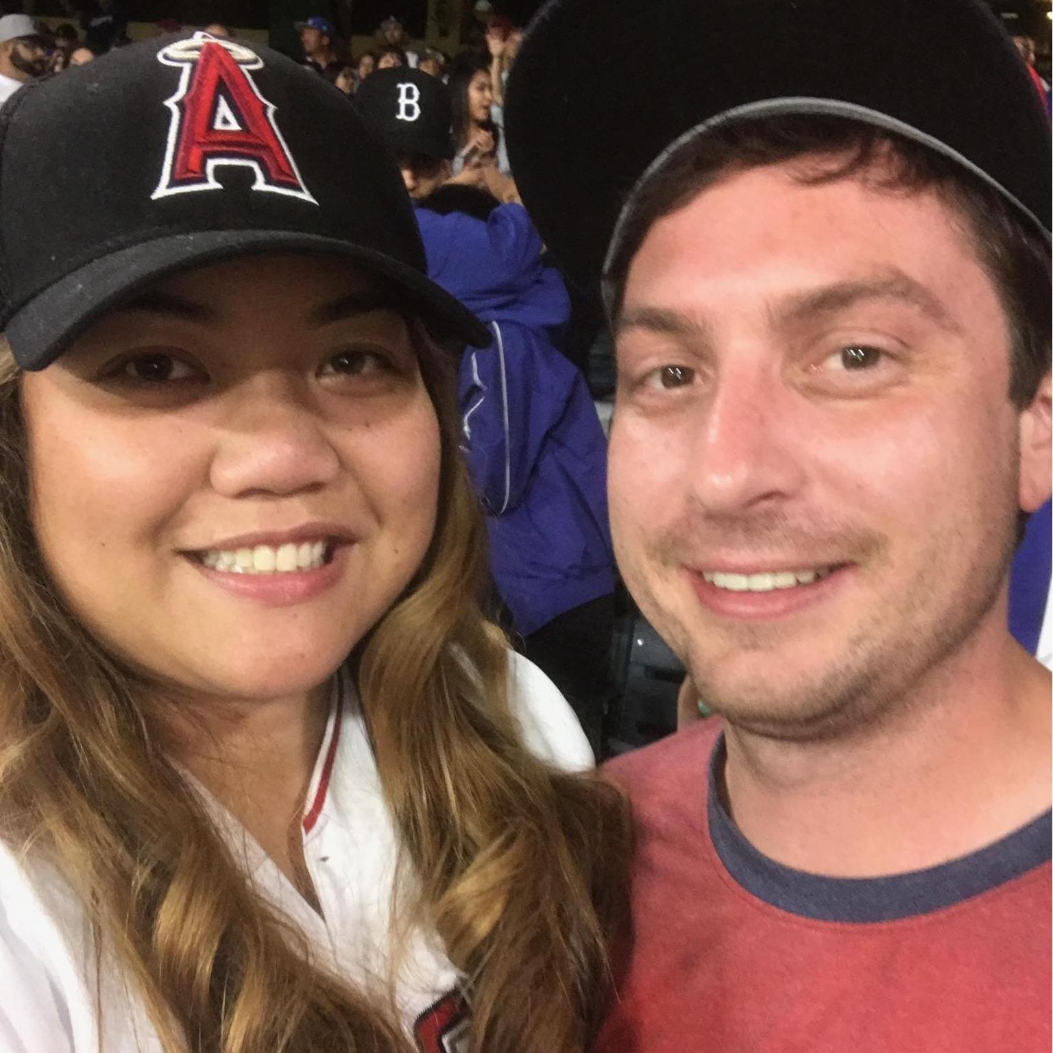 First Angels Game together! Goooo ANGELS!