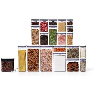 OXO 20-Piece POP Container Set & Steel Coffee POP Container (1.7 Qt) with Scoop Bundle