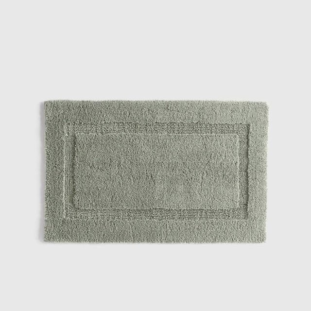 Turkish Cotton Non-Slip Bath Rug - Sage, 24"x40"