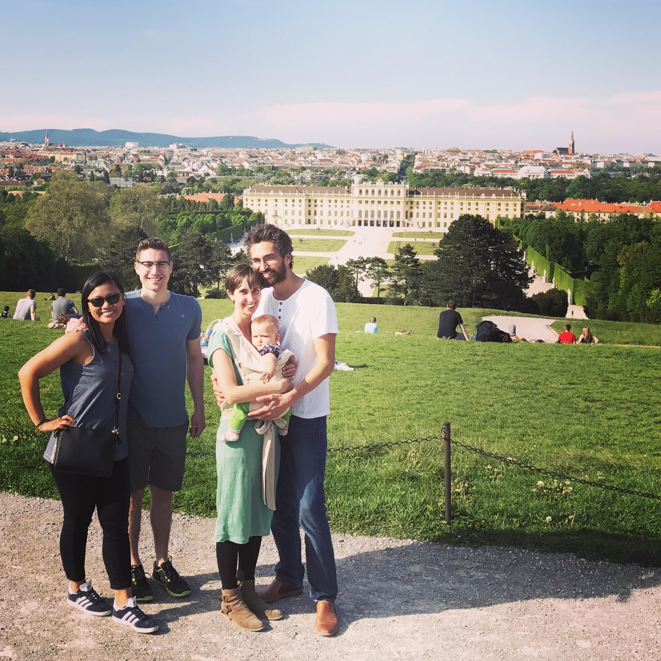 An afternoon exploring Schönbrunn Palace in Vienna, Austria with Paul's family. May 2017.