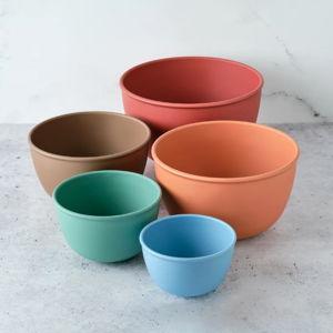 5-Piece Astrik "Desert Bloom" Mixing Bowl Set (By Land & Sea Nyack, NY)