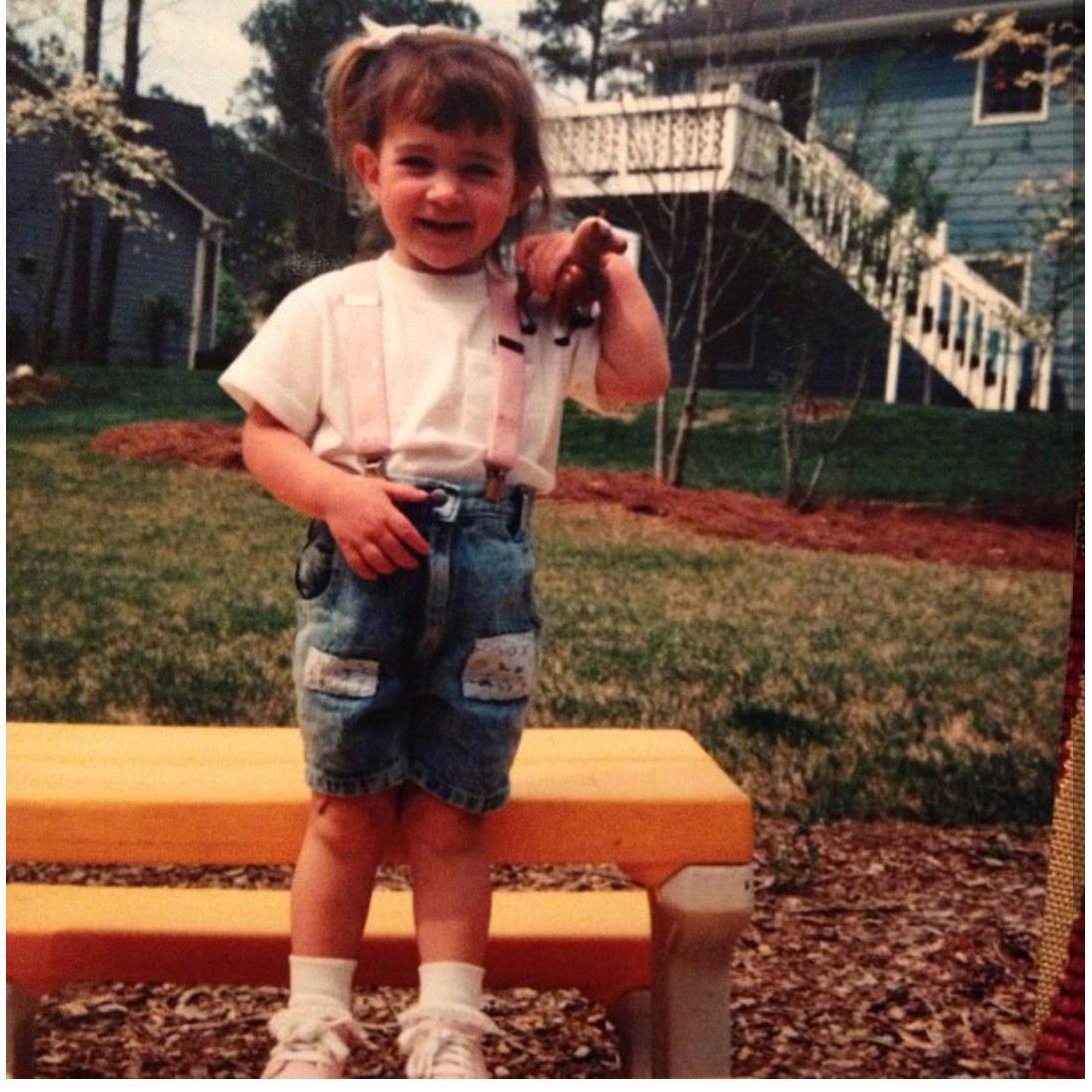 Shahbaz's absolute favorite baby picture of Meagan.