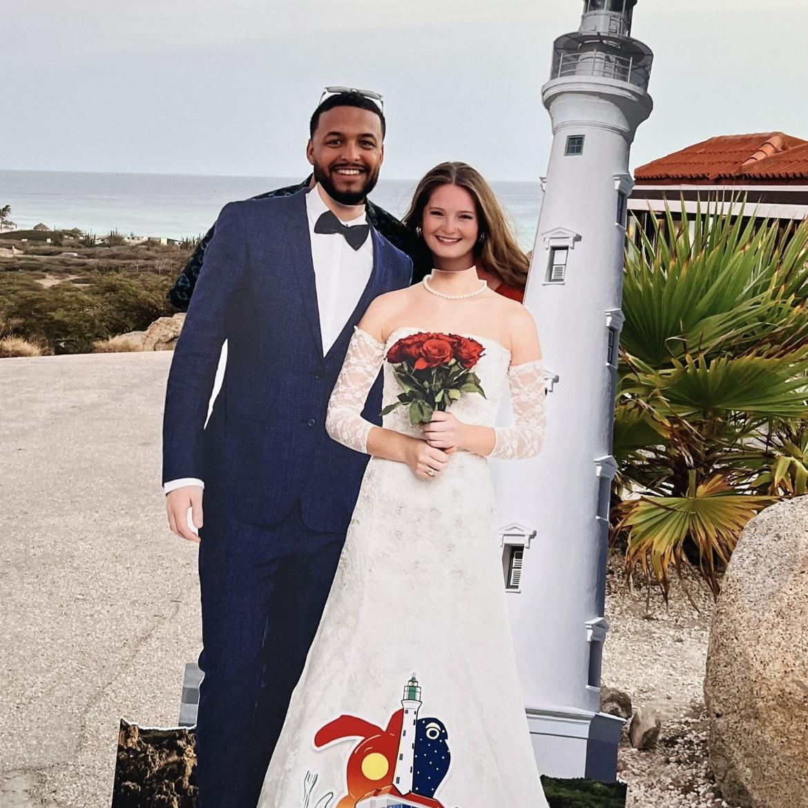 April 2022: Keanyon & Shannon venture to Aruba with the Lambert family. Was this a sign of things to come?!