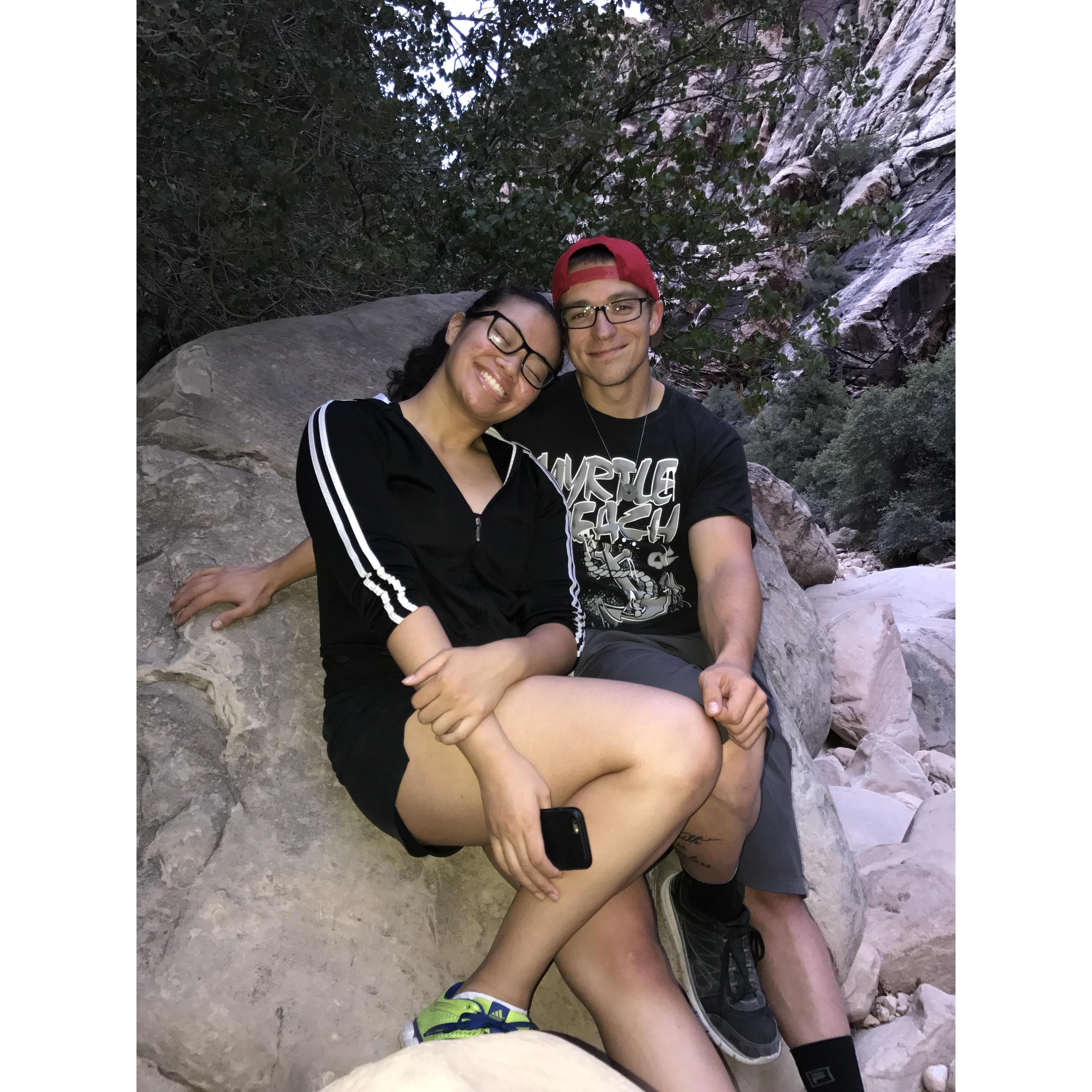 Our first picture together.