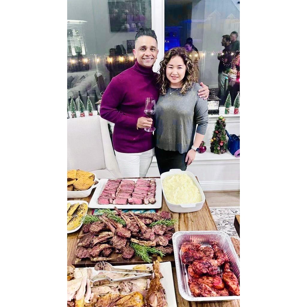 Our first Thanksgiving party