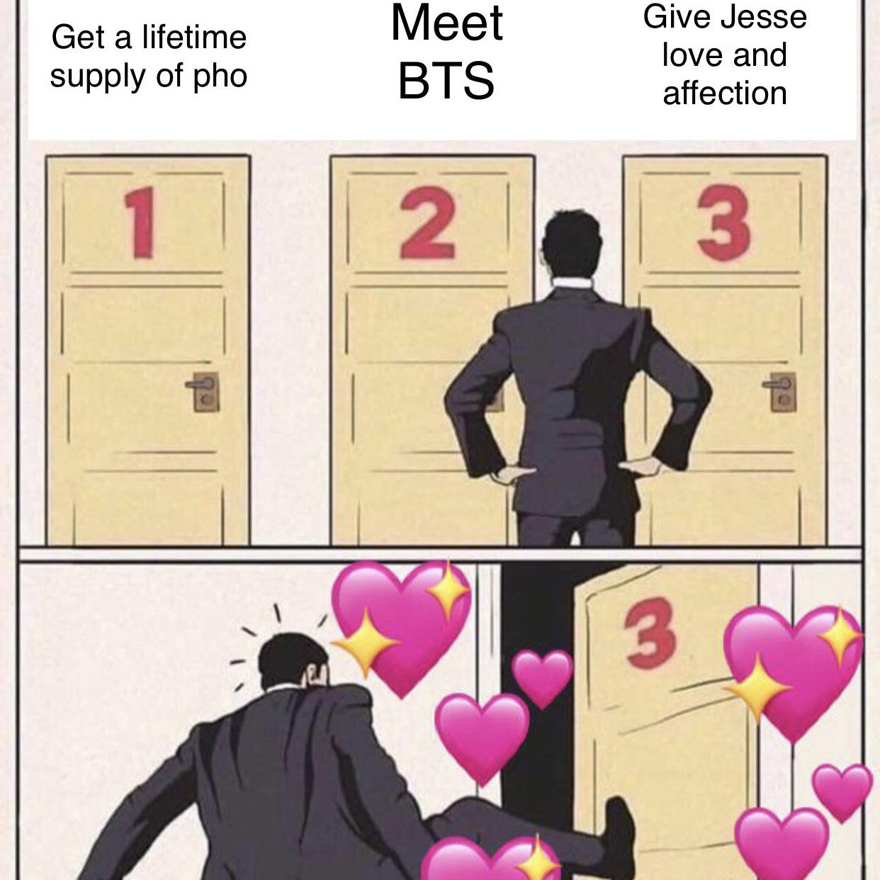 An example of the dumb cute love memes Mary sends Jesse sometimes [8/10]