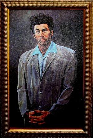 Dropship The Seinfeld Kramer Portrait - Picture Frame Print