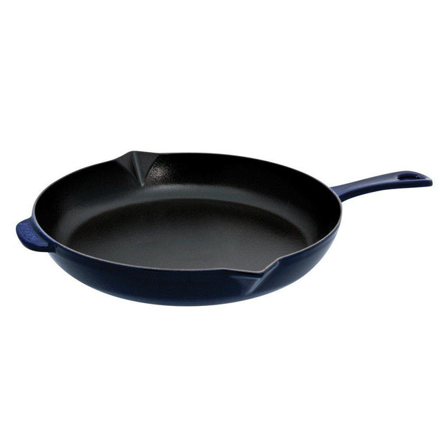 Staub Fry Pan, Dark Blue, 10"