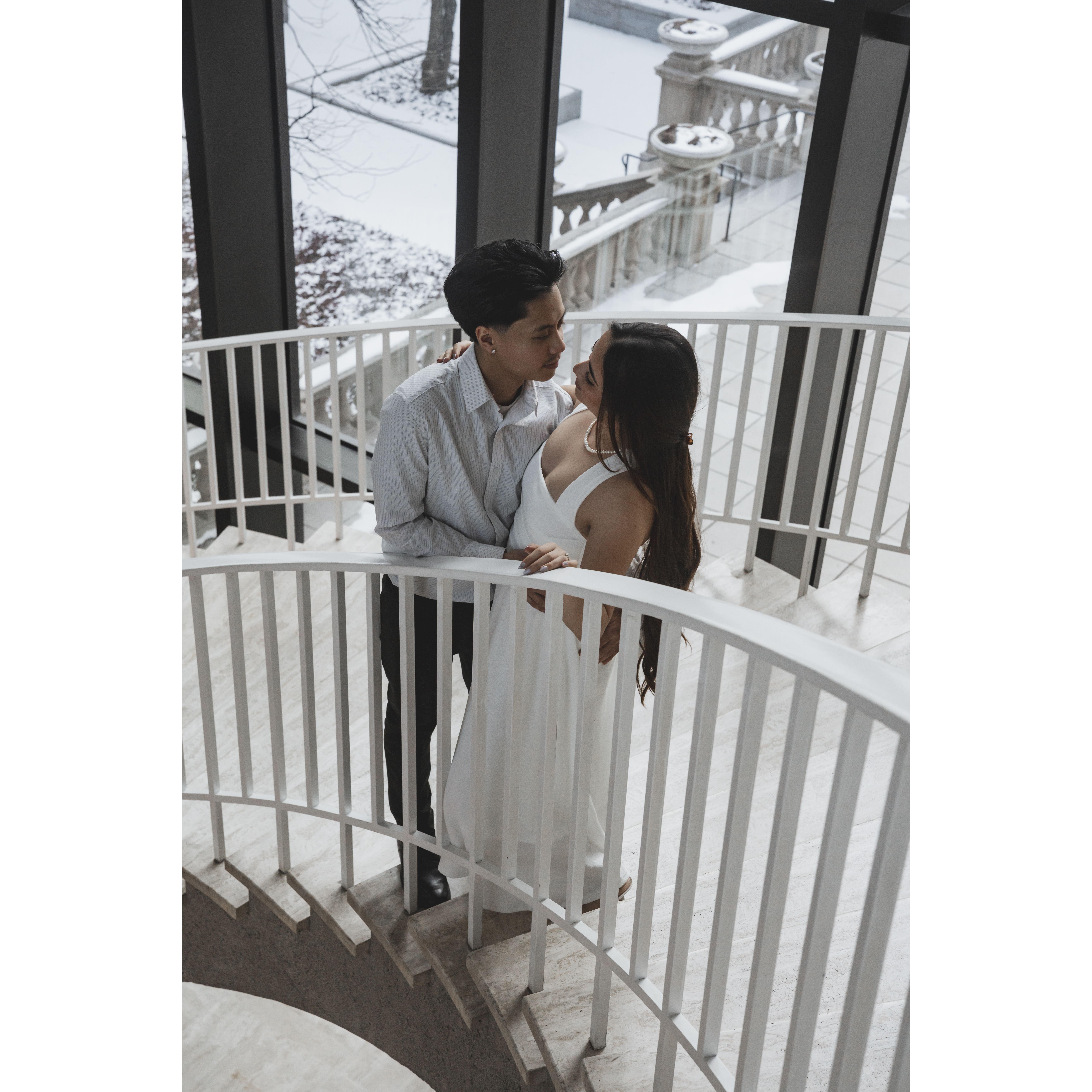 Engagement Session - Art Institute of Chicago