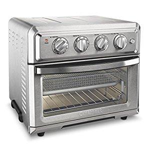Cuisinart TOA-60 Air Fryer Toaster Oven with Light, Silver