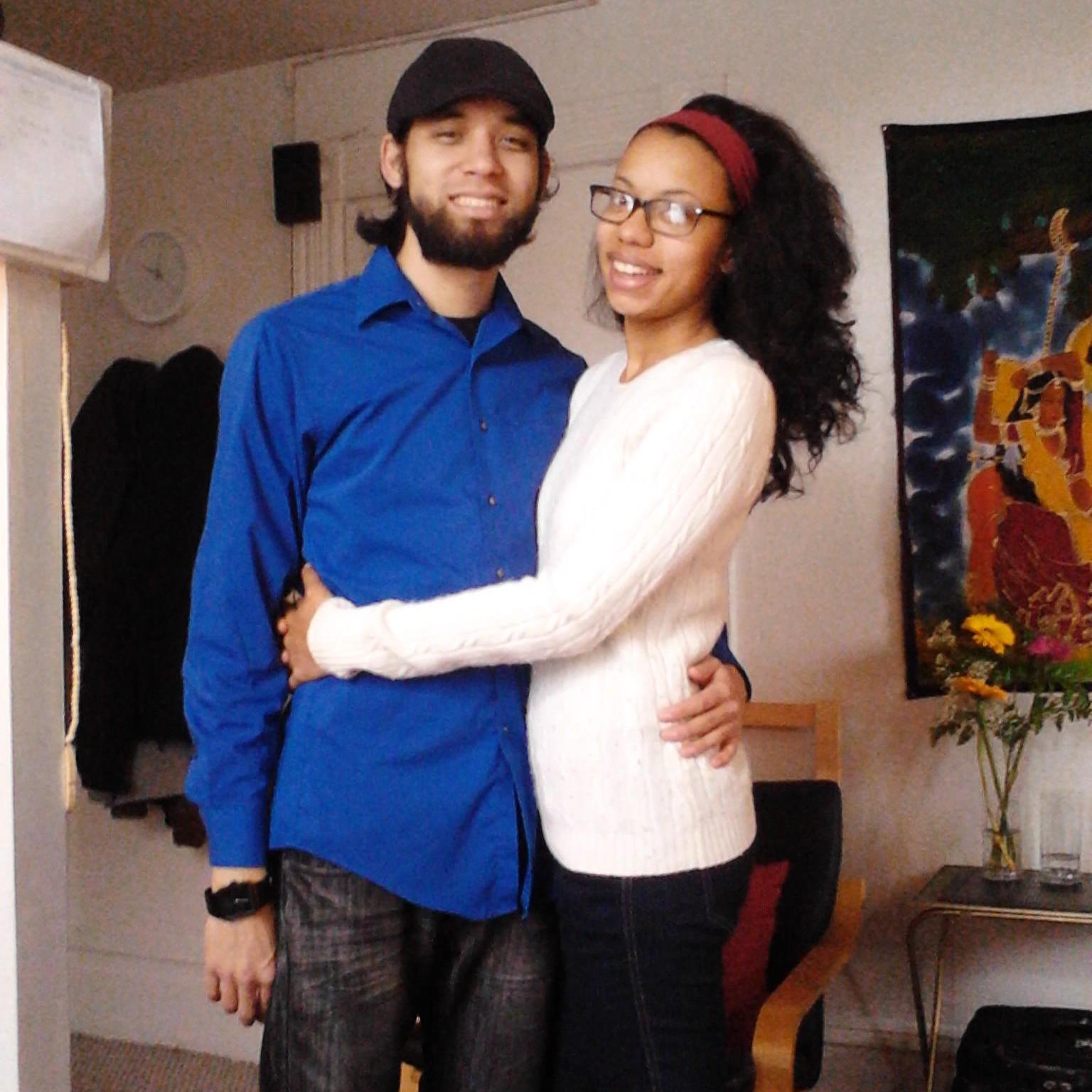 Our first apartment together, all 400sqft of it!