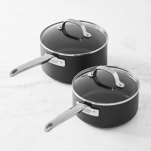 Williams Sonoma Professional Ceramic Nonstick Plus Saucepan, Set of 2