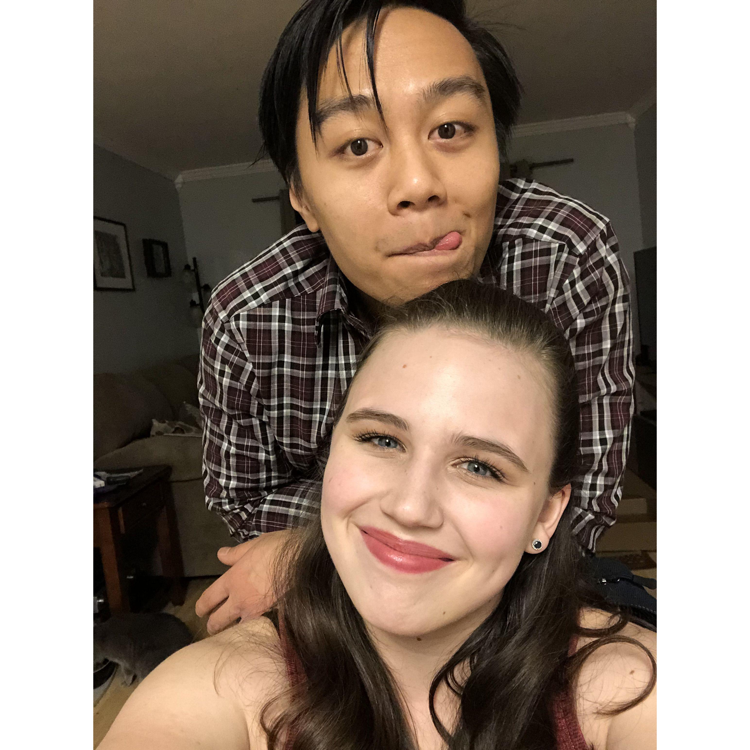 February 16th, 2020 
We celebrated our second anniversary together