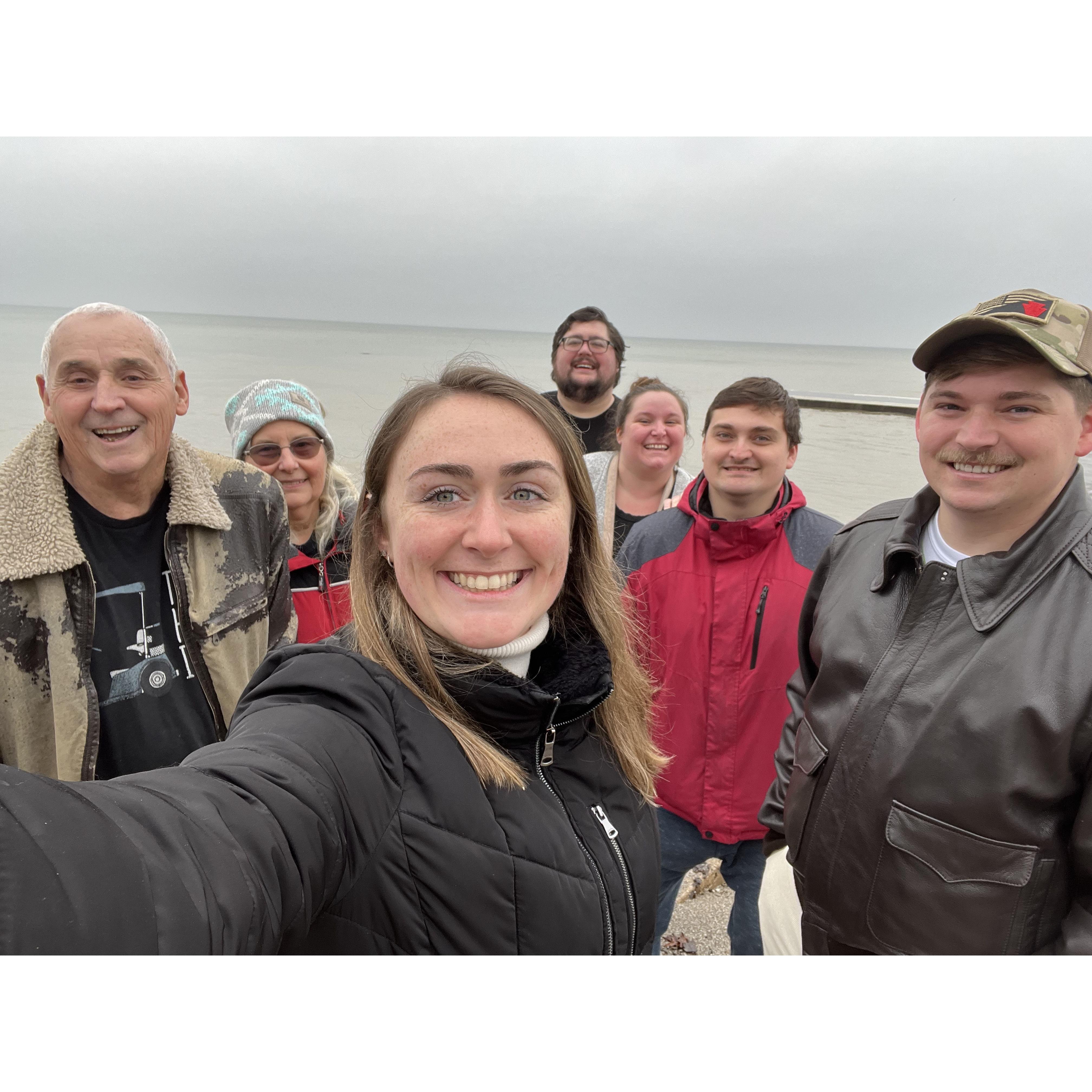 At Lake Erie for Christmas