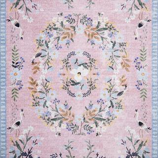 Palais Floral Wreath Rug